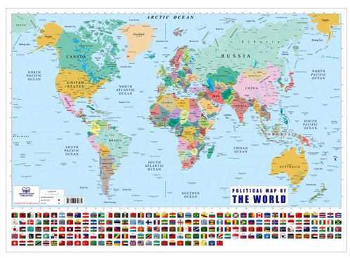 نقشه جهان انگلیسی