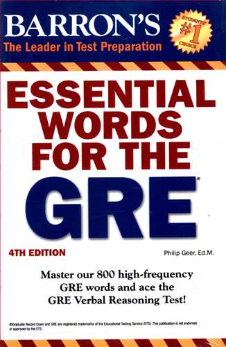 Essential words for the GRE