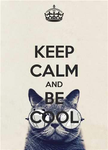 تابلو Keep Calm And Be Cool