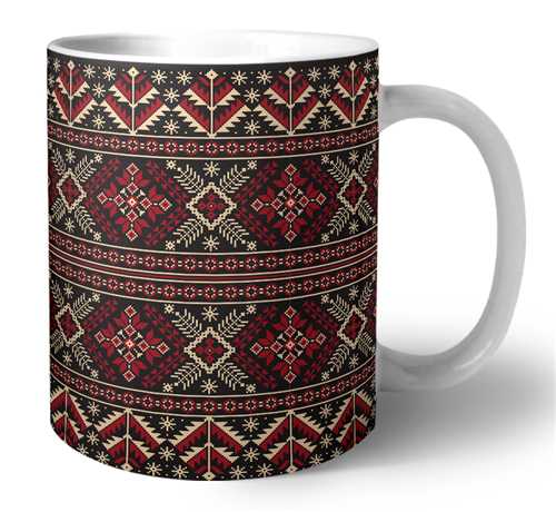 ماگ طرح گليم سنتي کد 2083