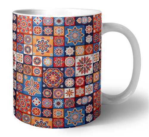 ماگ طرح کاشی سنتی کد 2089