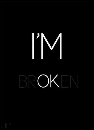 تابلو IM BrOKen سانتی متر 13*18