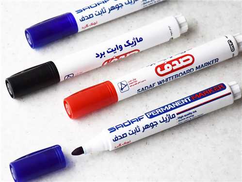 ماژیک (وایت برد)(آبی)(نوک گرد)(صدف)