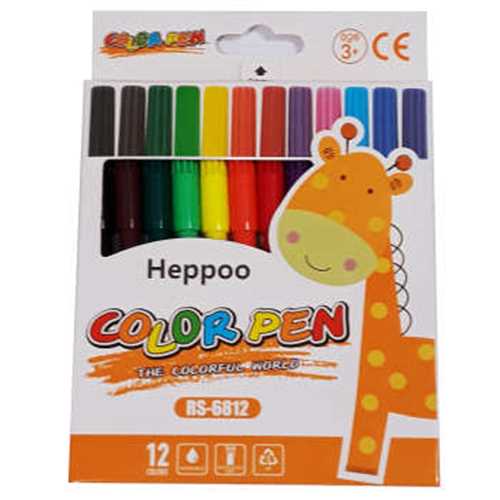 ماژیک 12 رنگ (زرافه)(6812)(heppoo)