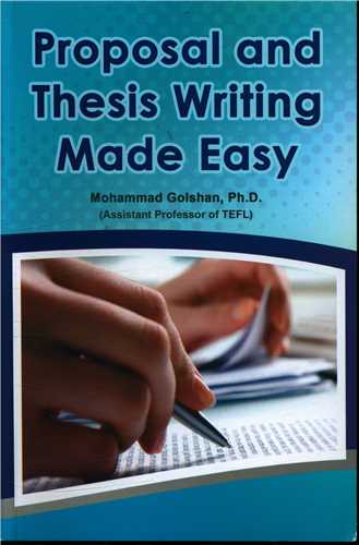 proposal and thesis writing made easy