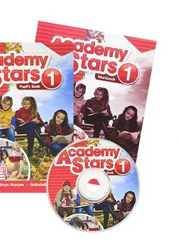 Academy Stars 1 (کتاب دانش آموز و کتاب کار و سی دی )(جنگل)