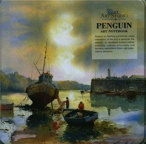 دفتر یادداشت جلد فلزی پنگوئن 702