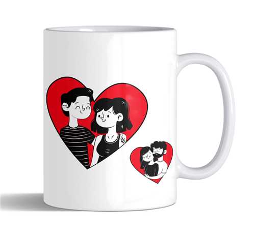 ماگ عاشقانه(قاب عشق)کد2343