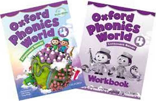 Oxford Phonics World 4 (کتاب دانش آموز و کتاب کار و دي وي دي )(جنگل)