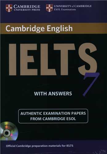 Cambridge Ielts 7 (کتاب دانش آموز وسی دی ) (جنگل)