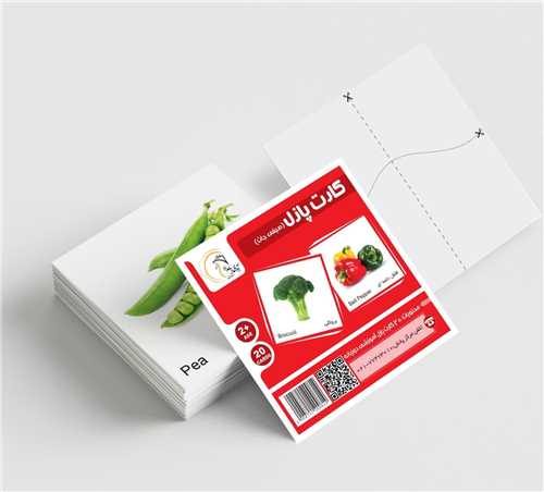 کارت پازل آموزشی (صیفی جات)(ک 60)