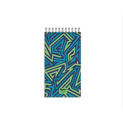 دفتر یادداشت 80 برگ سیمی (12*22)(2641383)