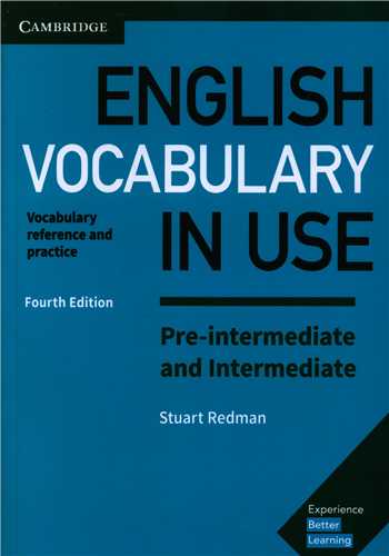 English Vocabulary in Use pre Intermediate (ویراست چهارم) همراه سی دی )( رهنما)