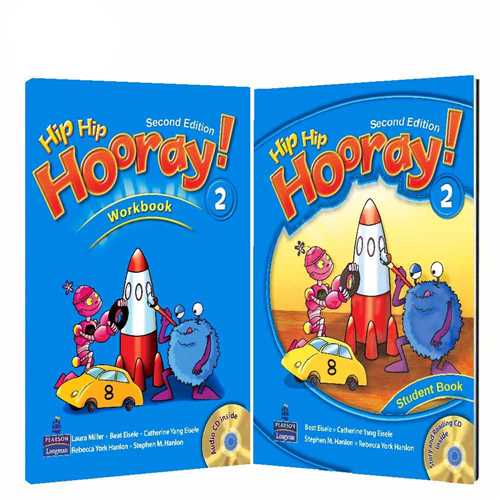 Hip Hip Hooray2 (ويراست دوم)(کتاب دانش آموز و کتاب کار و سي دي)(رهنما)