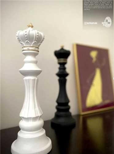 تندیس شاه شطرنج سیاه