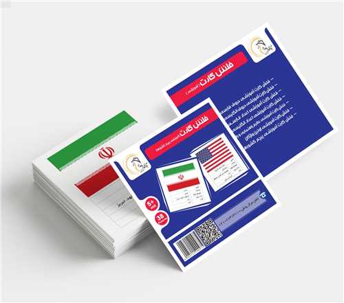 فلش کارت آموزشی پرچم کشورها (آوای بامداد)