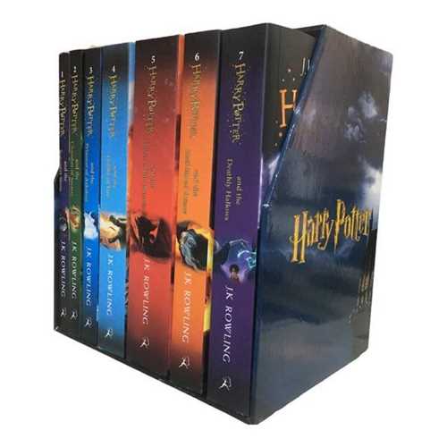 harry potter مجموعه هفت جلدي هري پاتر (قابدار)(زبان ما)