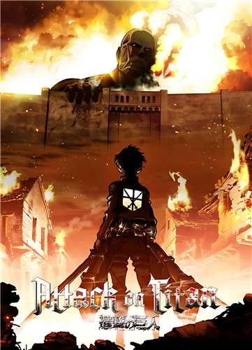 تابلو   attack on titan  طرح2