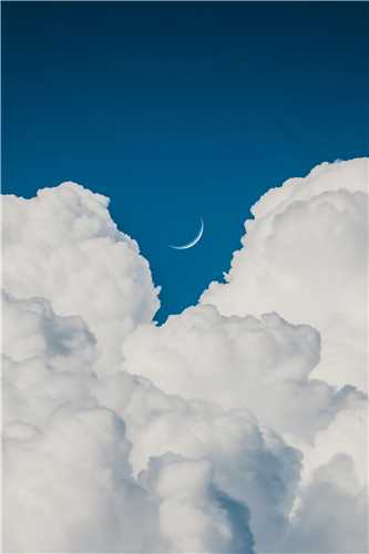 تابلو ابر و ماه 30*20 سانتی متر