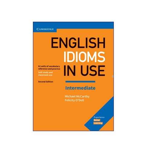 English Idioms In Use Intermediate ويراست دوم قطع رحلي کاغذ گلاسه