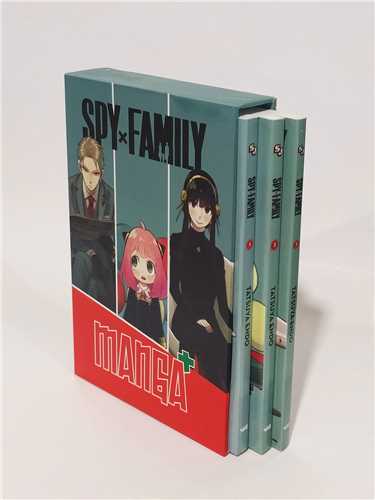 مانگا پلاس 3 جلدی انگلیسی خانواده جاسوس Spy Family قابدار