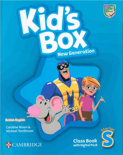 Kids Box Starter New Geeration  British کتاب دانش آموز و سی دی