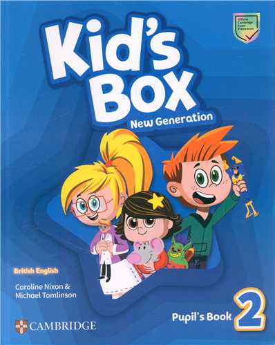 Kids Box 2 New Geeration  British کتاب دانش آموز کتاب کار سی دی
