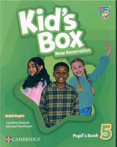Kids Box 5 New Geeration British کتاب دانش آموز کتاب کار سی دی (جنگل)