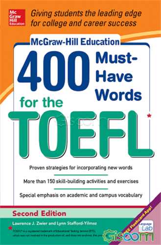 400Must Have Words for the TOEFL