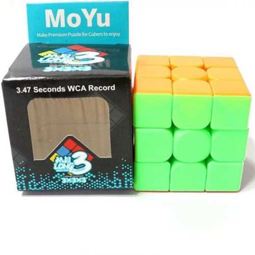 روبيک 3*3 مويو ميلانگ خود رنگ