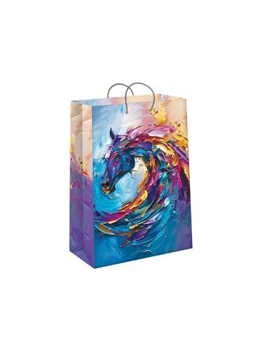 ساک کادويي طرح دار (کد 51381) (سايز 24*38)