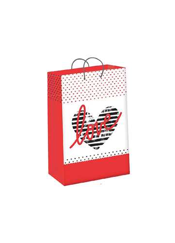 ساک کادویی طرح دار (کد 51325) (سایز 24*38)