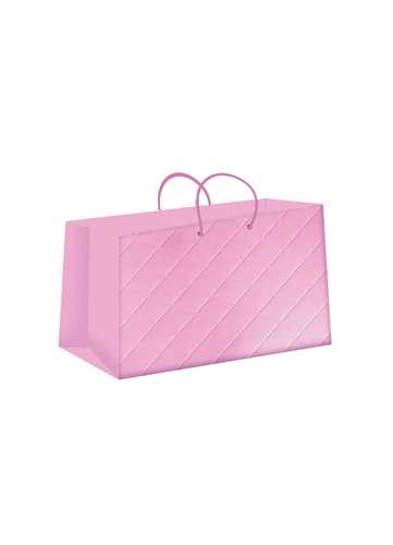 ساک کادويي برجسته صورتي (کد 53704)(23*15)