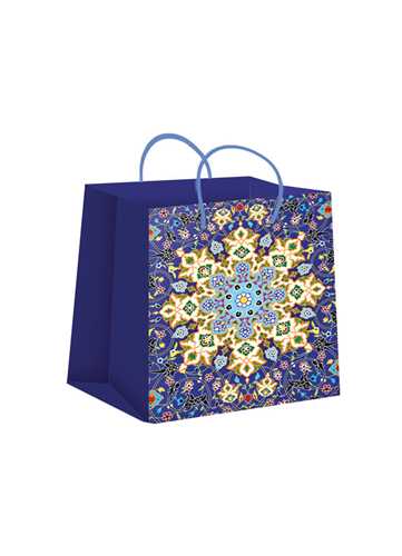 ساک کادویی طرح دار (کد 55275) (14*16)