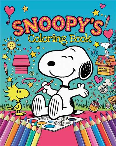 رنگ آمیزی Snoopy s (رحلی)