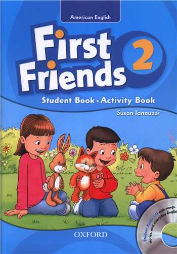American First Friends 2 (Student Book + Activity Book) + QR (وزیری) (جنگل)