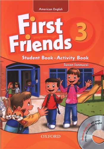 American First Friends 3 (Student Book + Activity Book) + QR (وزیری) (جنگل)