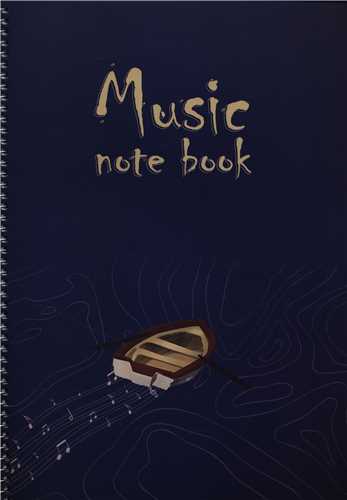 دفتر نت 5 خط (N 107)(50 برگ)(رحلي)(سرو)