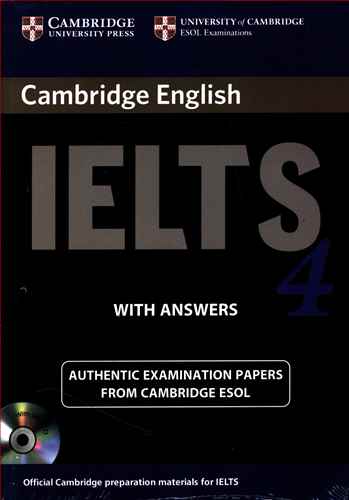 Cambridge Ielts 4 (کتاب دانش آموز و سی دی ) (جنگل)