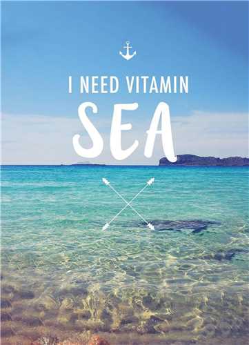 تابلو VITAMIN SEA سانتی متر 13*18