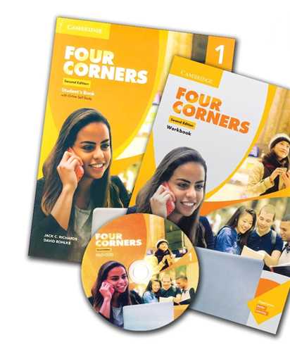 Four Corners 1 (ويراست دوم)(کتاب دانش آموز و کتاب کار و سي دي )(جنگل)