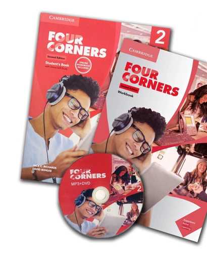 Four Corners 2 (ويراست دوم)(کتاب دانش آموز و کتاب کار و سي دي )(جنگل)