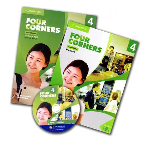 Four Corners 4 (ویراست دوم)(کتاب دانش آموز و کتاب کار وسی دی )(جنگل)