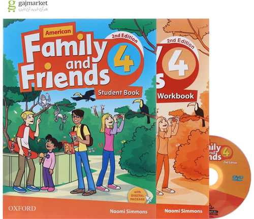American Family And Friends 4 (کتاب دانش آموز و کتاب کار وسی دی )(جنگل )
