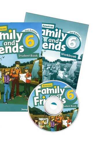 American Family And Friends 6 (کتاب دانش آموز و کتاب کار وسی دی )(جنگل )