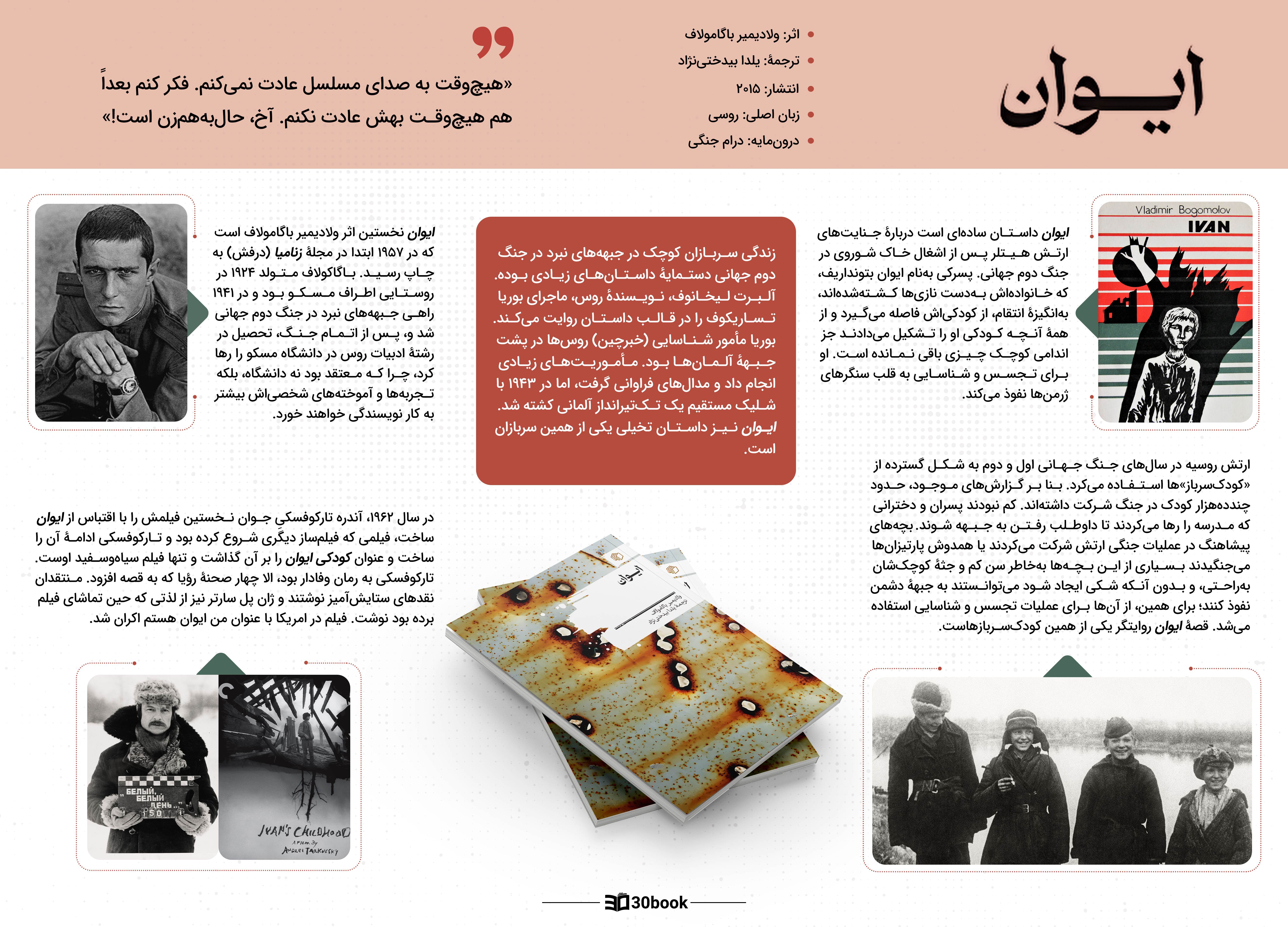 اینفوگرافیک کتاب ایوان