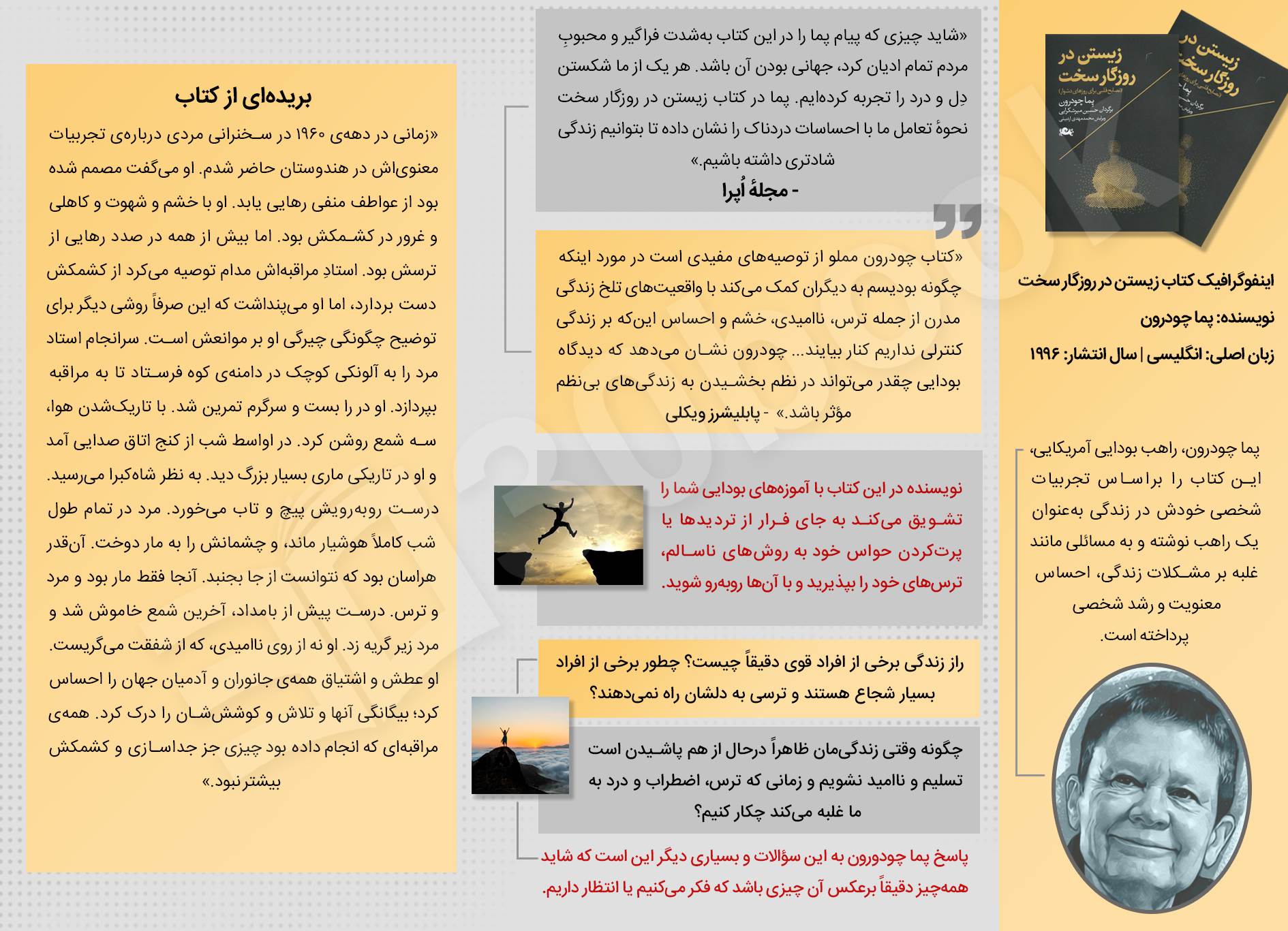 زيستن در روزگار سخت (نصايح‌‌ قلبي براي روز هاي دشوار)