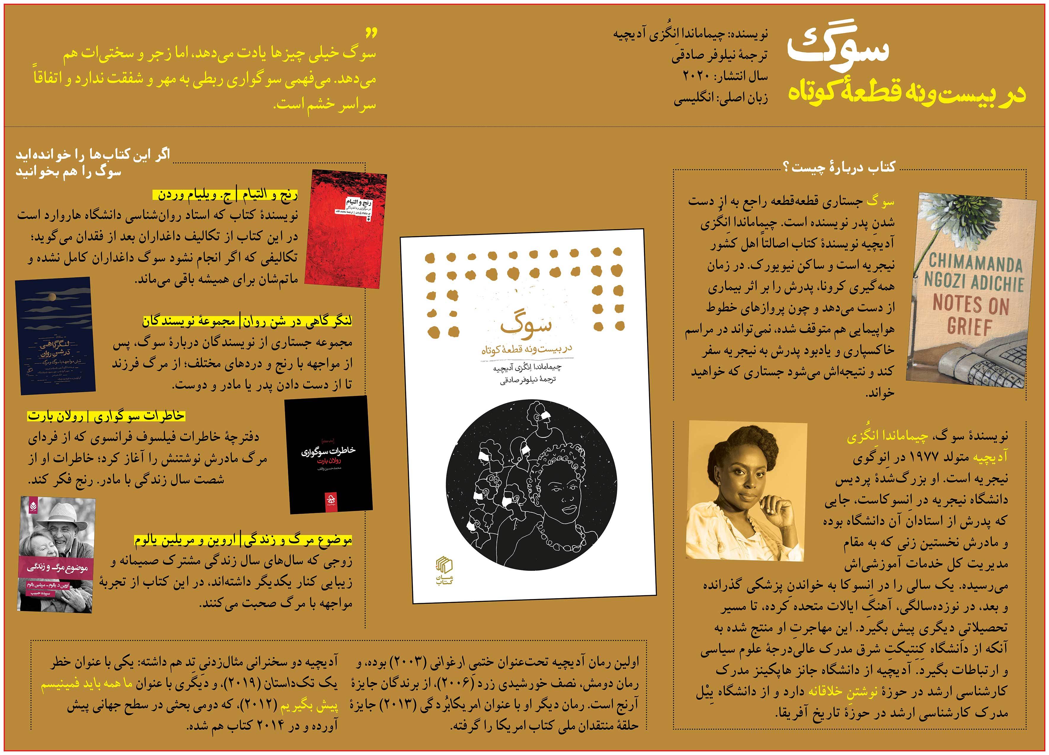 اینفوگرافیک سوگ (در بيست و نه قطعه کوتاه)