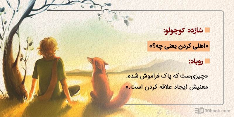 تصویر شازده کوچولو از کتاب