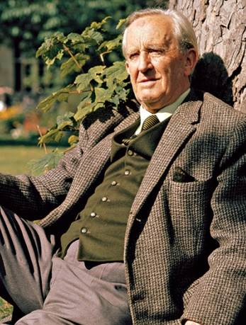 عکس نویسنده کتاب ارباب حلقه ها یاران حلقه انتشارات روزنه جی آر آر تالکین